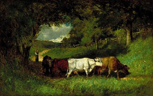 Edward Mitchell Bannister Edward Mitchell Bannister's painting Spain oil painting art